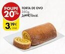 Pingo Doce TORTA DE OVO 350g promoção