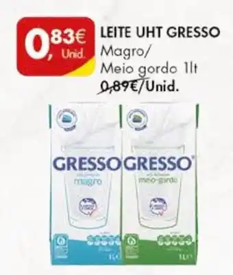 Pingo Doce LEITE UHT GRESSO 1lt promoção