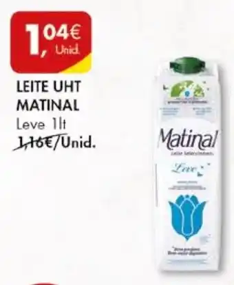 Pingo Doce LEITE UHT MATINAL Leve 1lt promoção
