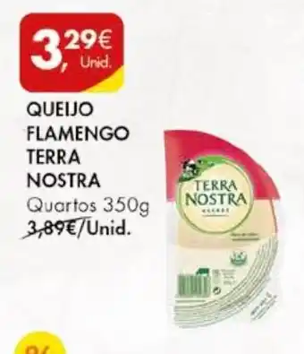 Pingo Doce QUEIJO FLAMENGO TERRA NOSTRA Quartos 350g promoção