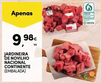 Continente JARDINEIRA DE NOVILHO NACIONAL CONTINENTE (EMBALADA) promoção