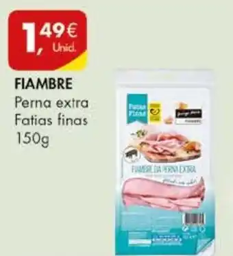 Pingo Doce FIAMBRE Perna extra Fatias finas 150g promoção