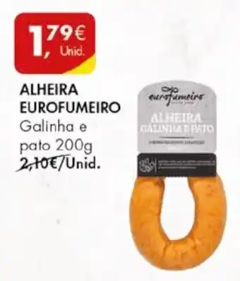Pingo Doce ALHEIRA EUROFUMEIRO Galinha e pato 200g promoção