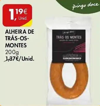 Pingo Doce ALHEIRA DE TRÁS-OS-MONTES 200g promoção