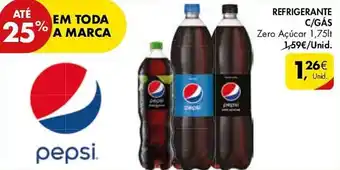 Pingo Doce REFRIGERANTE C/GÁS Zero Açúcar 1,75lt promoção