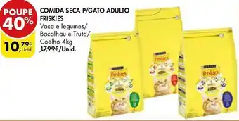 Pingo Doce COMIDA SECA P/GATO ADULTO FRISKIES promoção