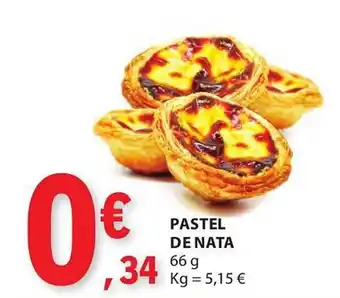 E.Leclerc PASTEL DE NATA 66g promoção