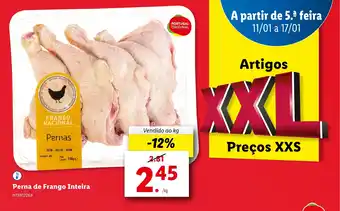 Perna de Frango Inteira Vendido ao kg