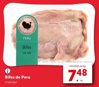 Lidl Bifes de Peru Vendido ao kg promoção