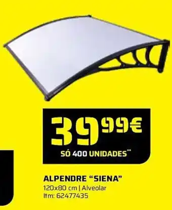 Bricomarché ALPENDRE "SIENA" 120x80 cm | Alveolar Itm: 62477435 promoção