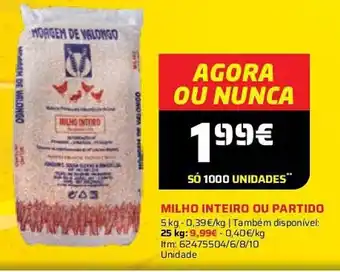 Bricomarché MILHO INTEIRO OU PARTIDO 5kg promoção