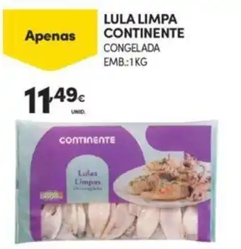 Continente LULA LIMPA CONTINENTE CONGELADA EMB.: 1KG promoção