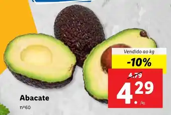 Lidl Abacate Vendido ao kg promoção