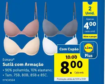 Lidl Esmara Sutiã com Armação promoção
