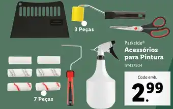 Lidl Parkside Acessórios para Pintura promoção