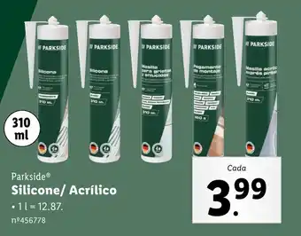 Lidl Parkside Silicone/ Acrílico promoção