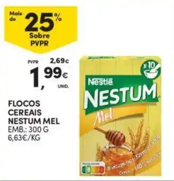 Continente FLOCOS CEREAIS NESTUM MEL EMB.: 300 G promoção