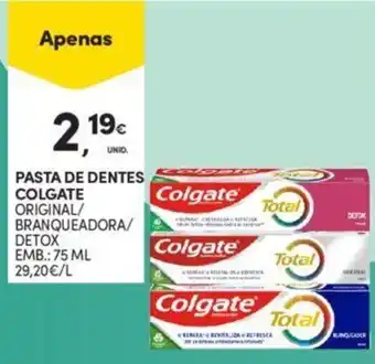 Continente PASTA DE DENTES COLGATE EMB: 75ml promoção