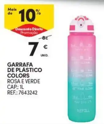 Continente GARRAFA DE PLÁSTICO COLORS promoção