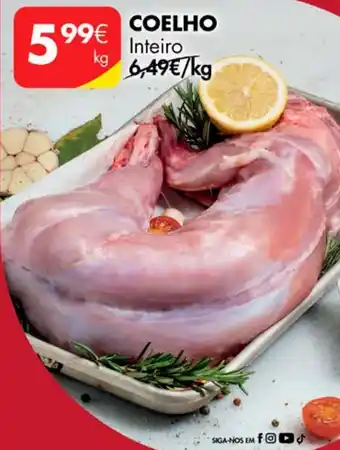 Pingo Doce COELHO Inteiro kg promoção