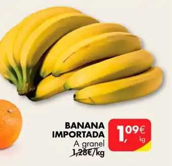 Pingo Doce BANANA IMPORTADA A granel promoção
