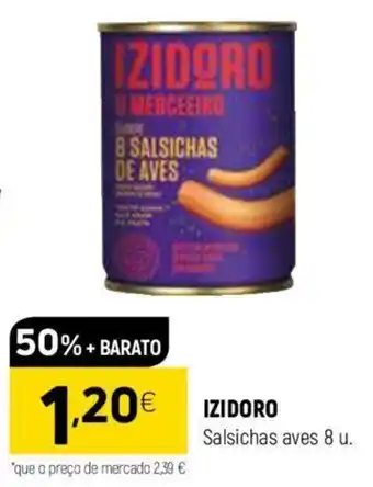 Coviran IZIDORO Salsichas aves 8 u. promoção