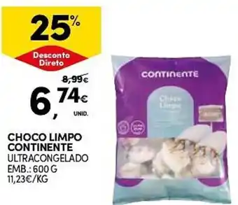 Continente CHOCO LIMPO CONTINENTE ULTRACONGELADO EMB.: 600 G promoção