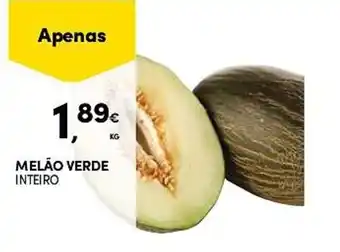 Continente MELÃO VERDE INTEIRO promoção