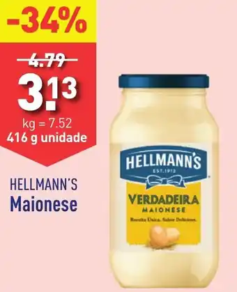 ALDI HELLMANN'S Maionese 416g promoção
