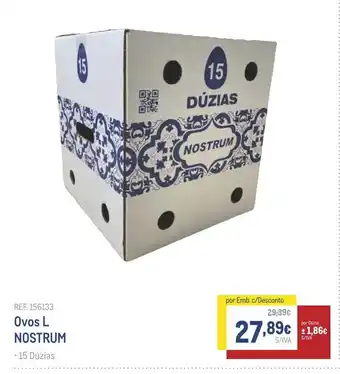 Makro Ovos L NOSTRUM promoção