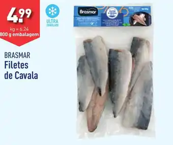 BRASMAR Filetes de Cavala 800 g embalagem