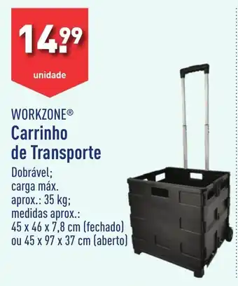 ALDI WORKZONE Carrinho de Transporte promoção