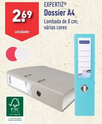 ALDI EXPERTIZ Dossier A4 promoção