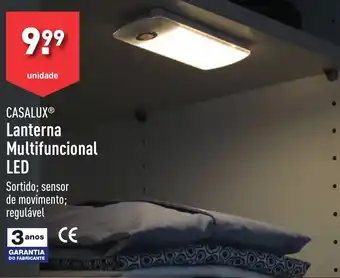 ALDI CASALUX Lanterna Multifuncional LED promoção