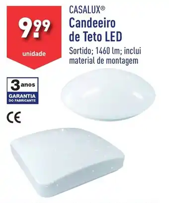 ALDI CASALUX Candeeiro de Teto LED promoção