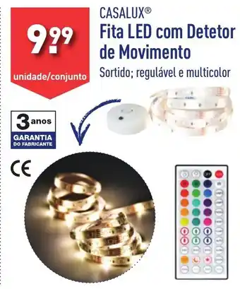 ALDI CASALUX Fita LED com Detetor de Movimento promoção