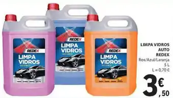 E.Leclerc LIMPA VIDROS AUTO REDEX promoção