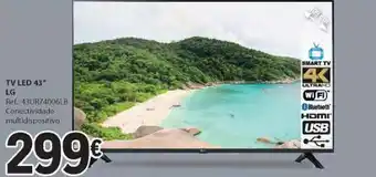 E.Leclerc TV LED 43" LG promoção