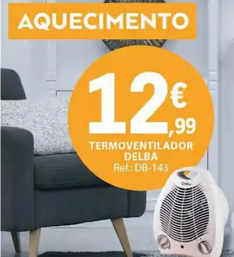 E.Leclerc TERMOVENTILADOR DELBA Ref.: DB-143 promoção