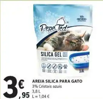 E.Leclerc AREIA SILICA PARA GATO promoção