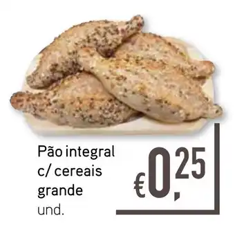 Bolama Pão integral c/ cereais grande und. promoção