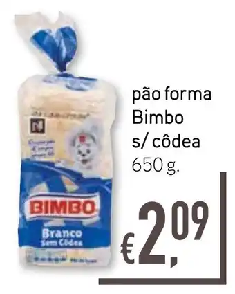 Bolama Pão forma Bimbo s/côdea 650 g. promoção