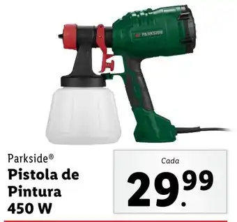 Lidl Parkside Pistola de Pintura 450w promoção