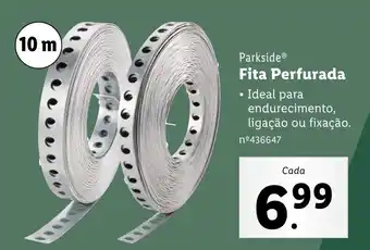 Lidl Parkside Fita Perfurada promoção
