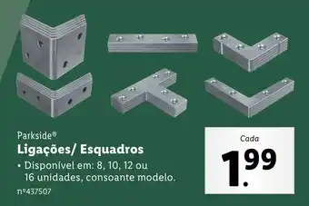 Lidl Parkside Ligações/Esquadros promoção