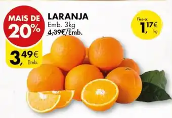 Pingo Doce LARANJA emb. 3kg promoção