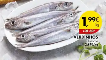Pingo Doce VERDINHOS Frescos kg promoção