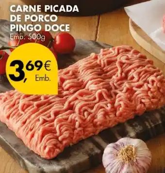 Pingo Doce CARNE PICADA DE PORCO PINGO DOCE Emb. 500g promoção