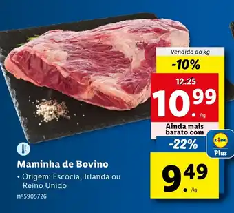 Lidl Maminha de Bovino Vendido ao kg promoção