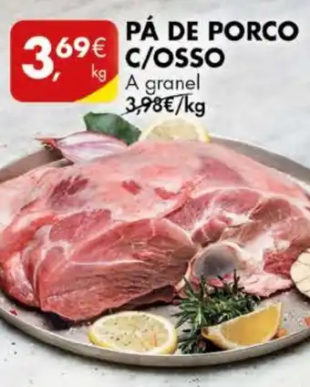 Pingo Doce PÁ DE PORCO C/ OSSO a granel kg promoção